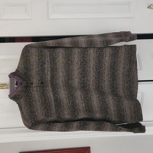 The Radiator Fleece Snap-front Pullover by Eddie Bauer Large